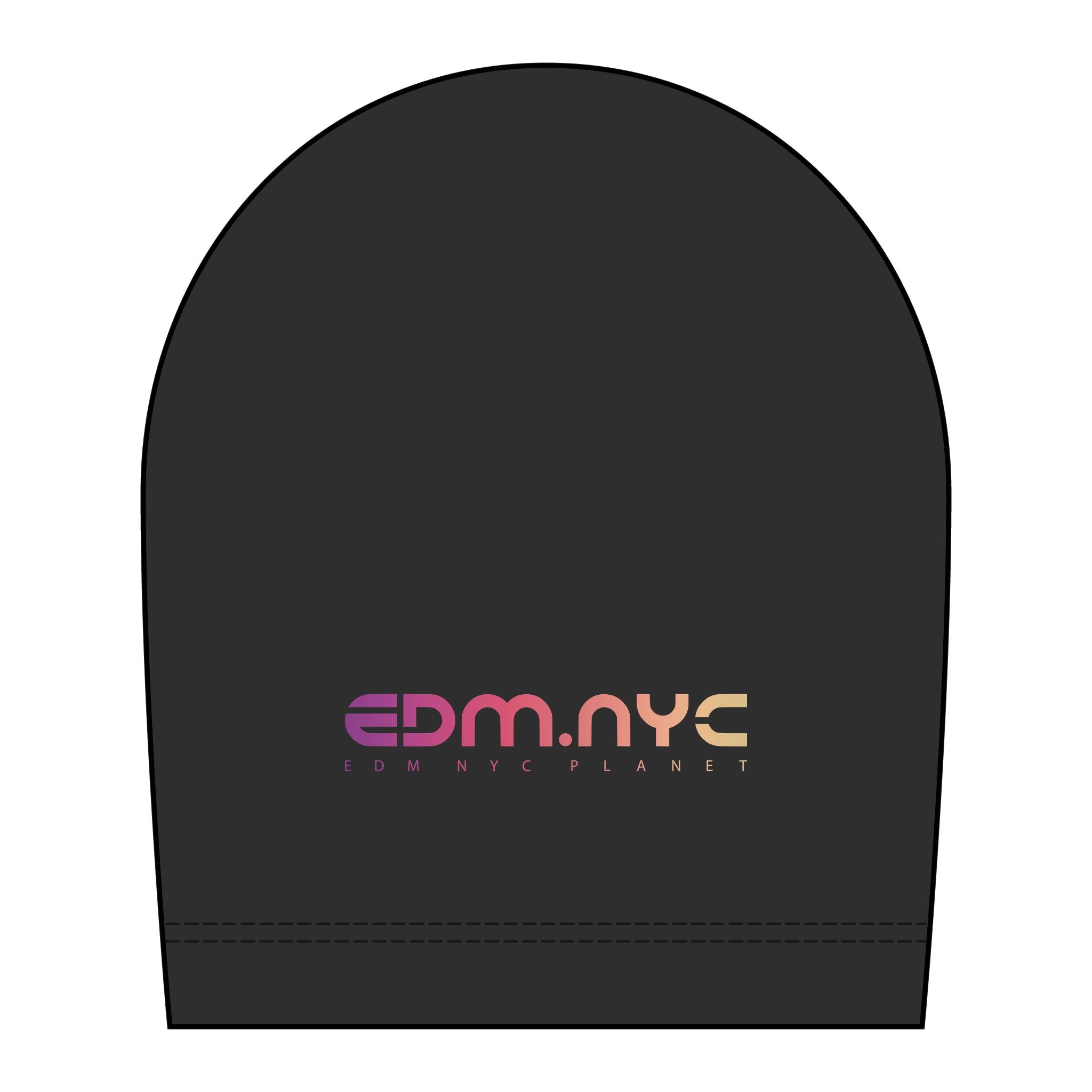 EDM.NYC V-Neck Tee — Electronic Dance Music New York City Shirt
