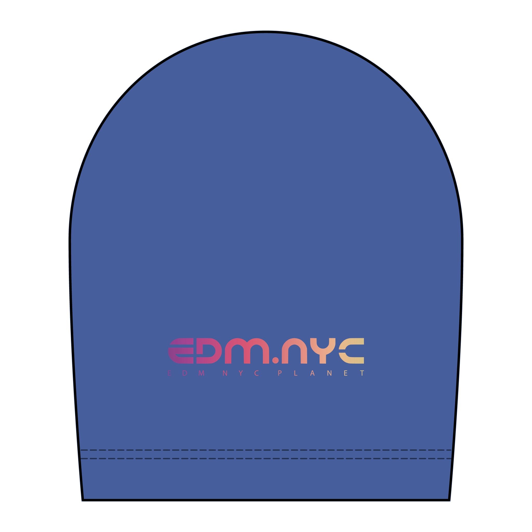 EDM.NYC V-Neck Tee — Electronic Dance Music New York City Shirt