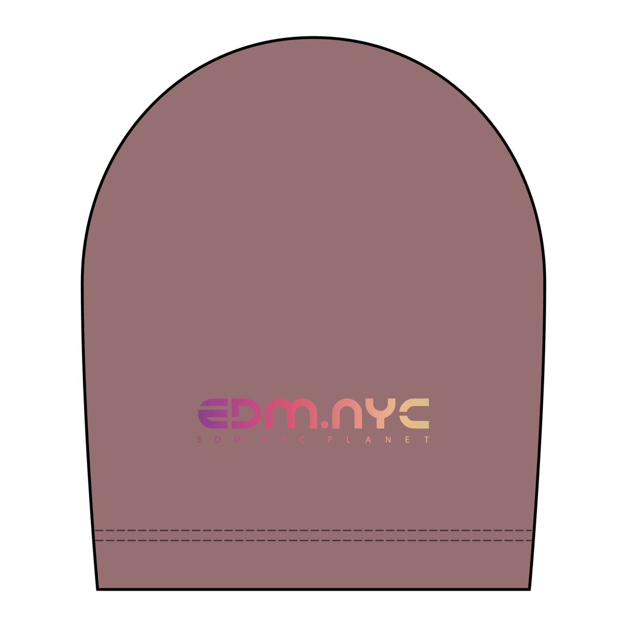 EDM.NYC V-Neck Tee — Electronic Dance Music New York City Shirt