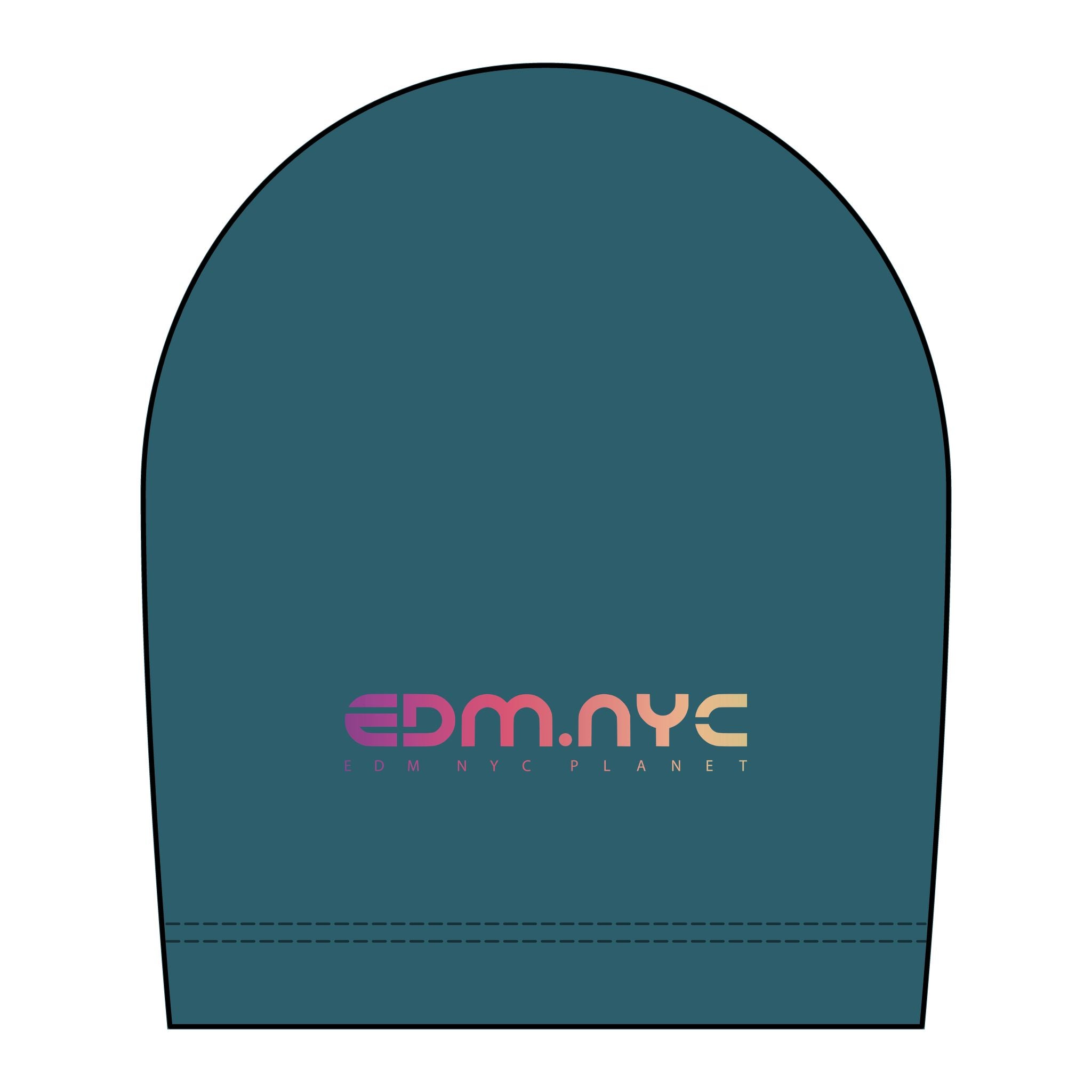 EDM.NYC V-Neck Tee — Electronic Dance Music New York City Shirt