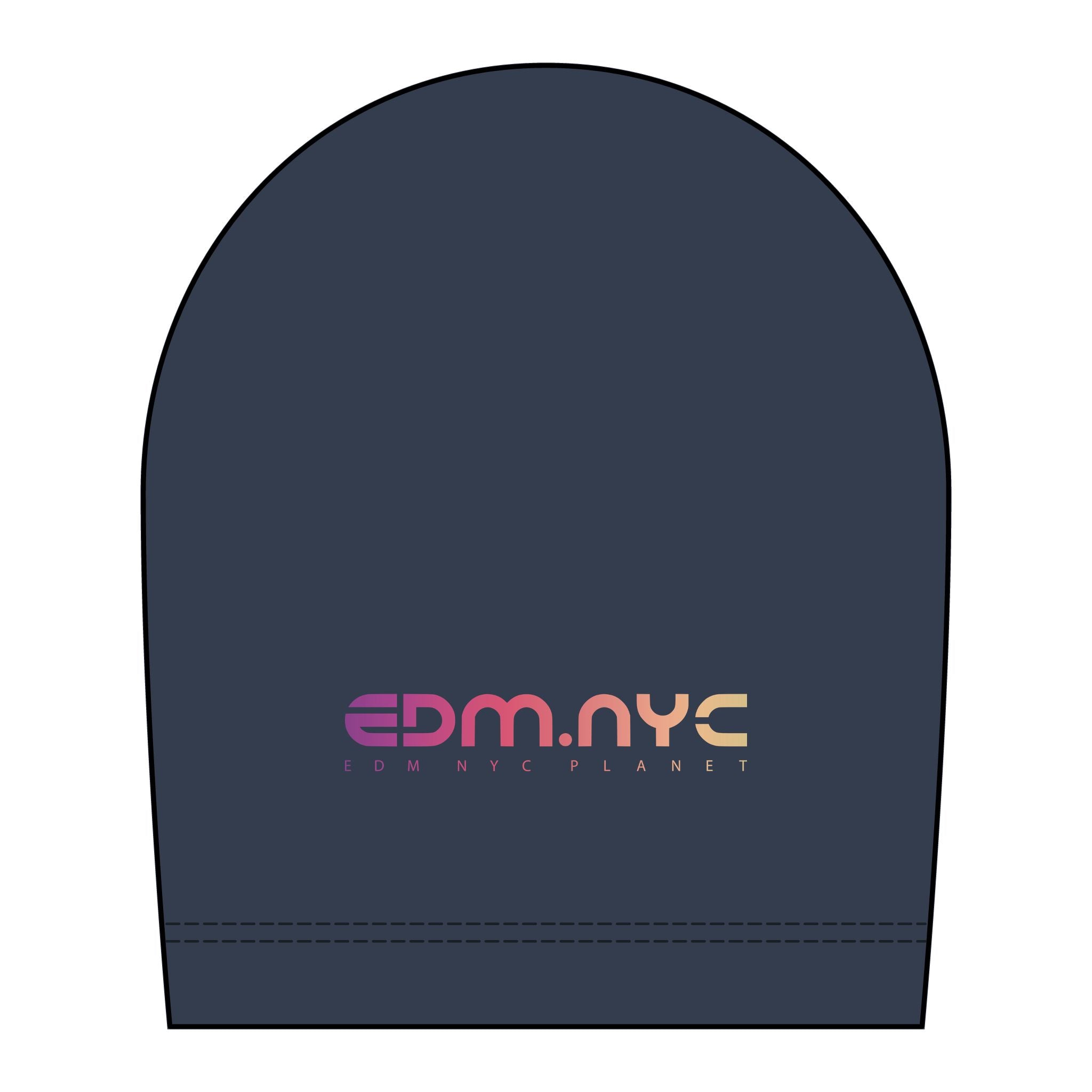 EDM.NYC V-Neck Tee — Electronic Dance Music New York City Shirt