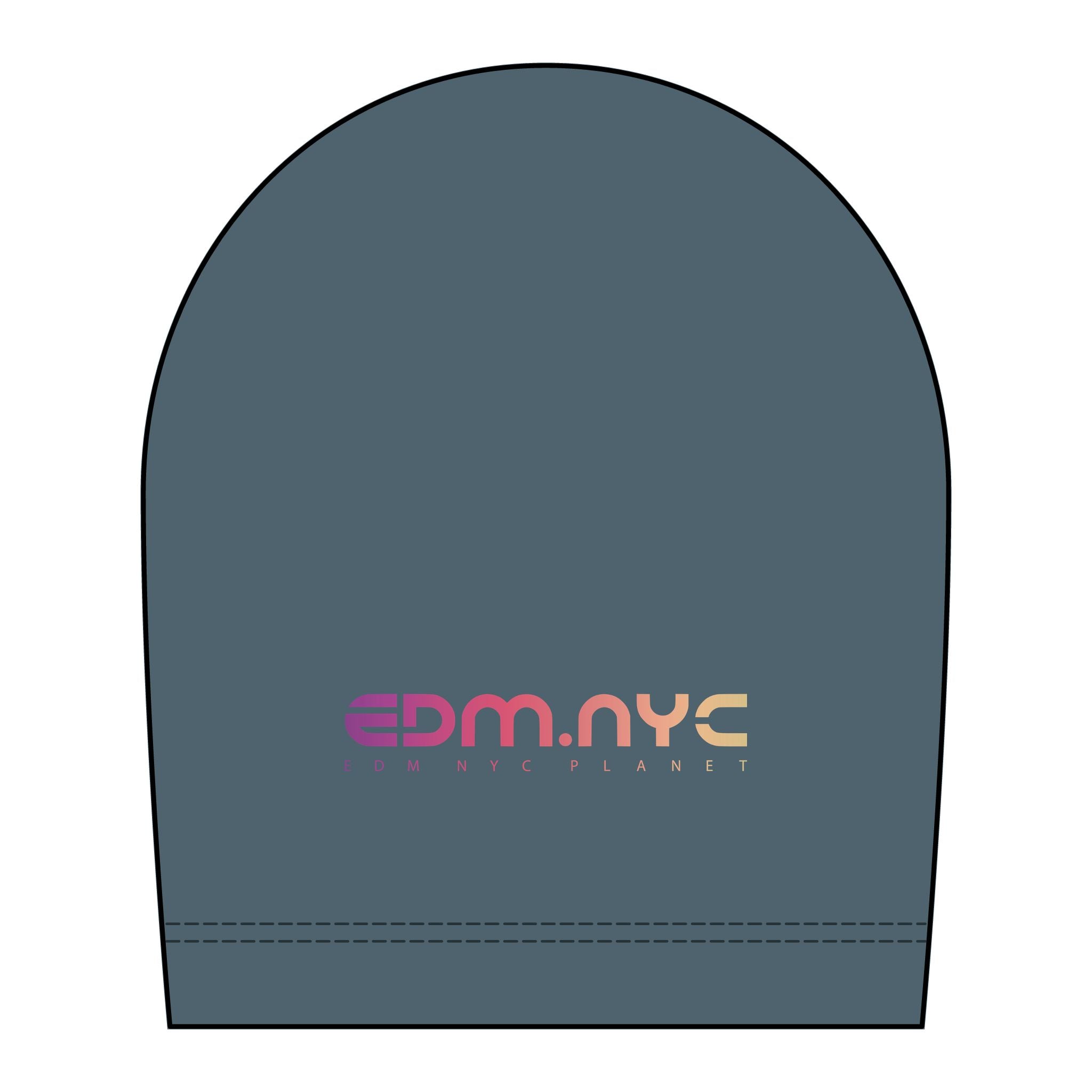 EDM.NYC V-Neck Tee — Electronic Dance Music New York City Shirt