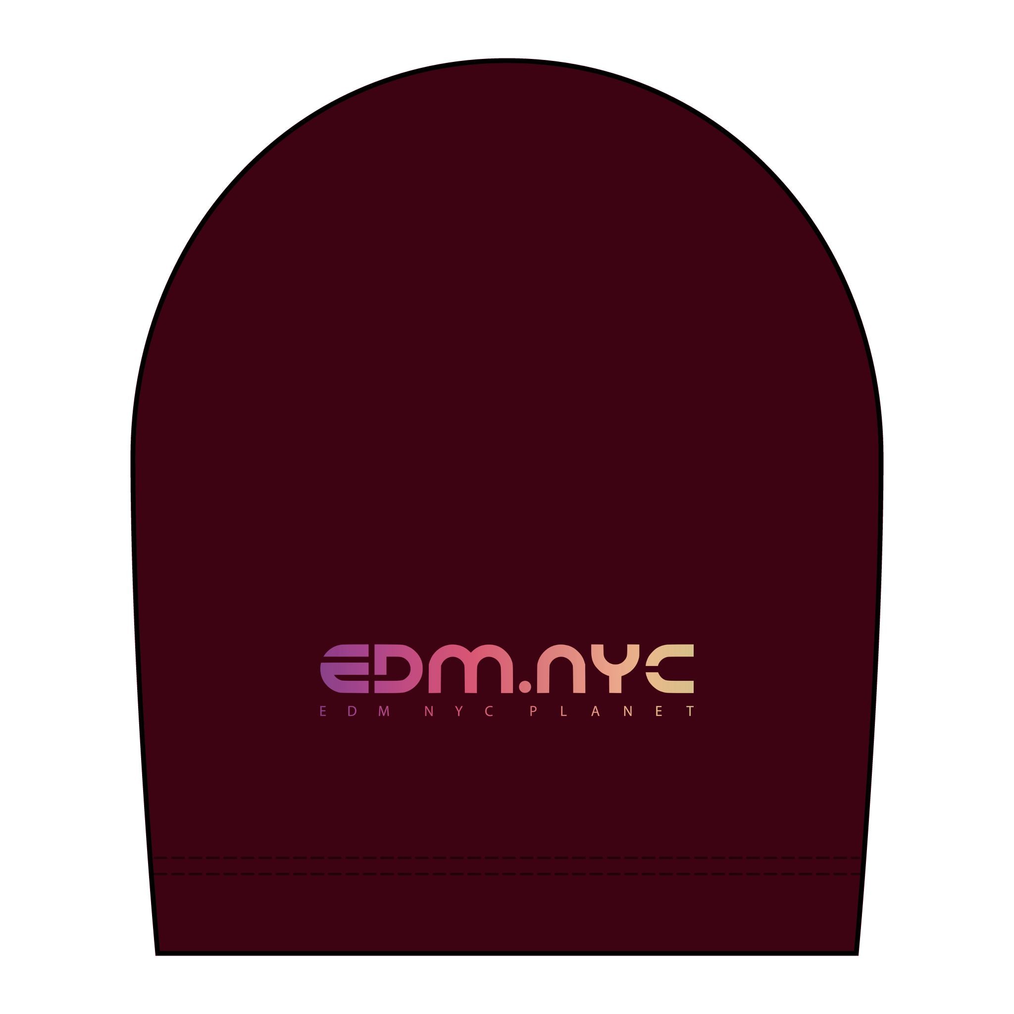 EDM.NYC V-Neck Tee — Electronic Dance Music New York City Shirt