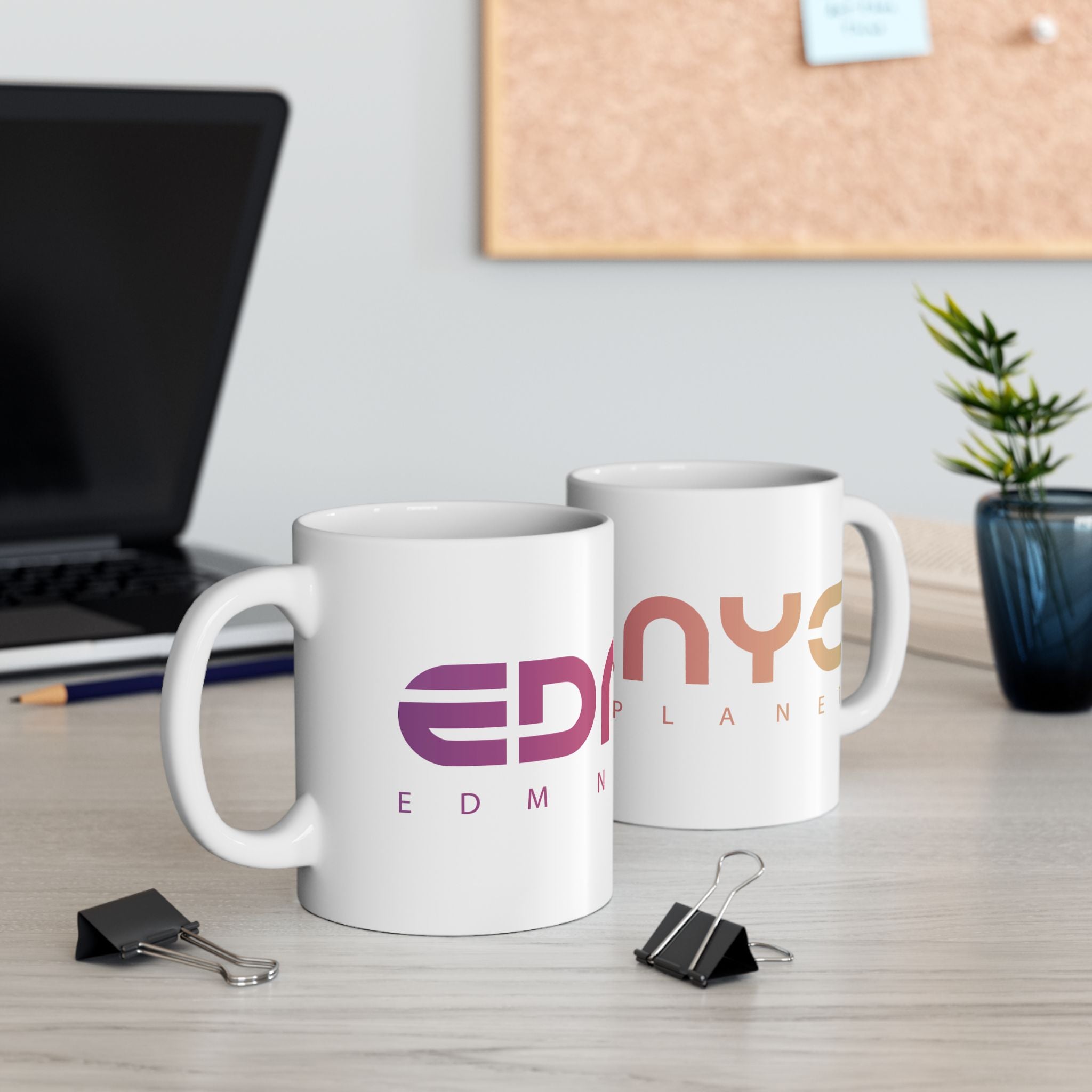 EDM NYC PLANET Ceramic Mug – Electronic Dance Music Coffee Mug (11oz)