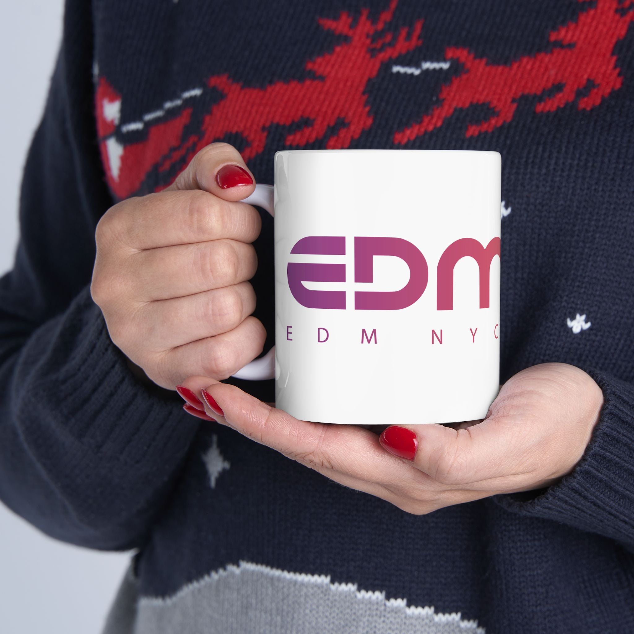 EDM NYC PLANET Ceramic Mug – Electronic Dance Music Coffee Mug (11oz)