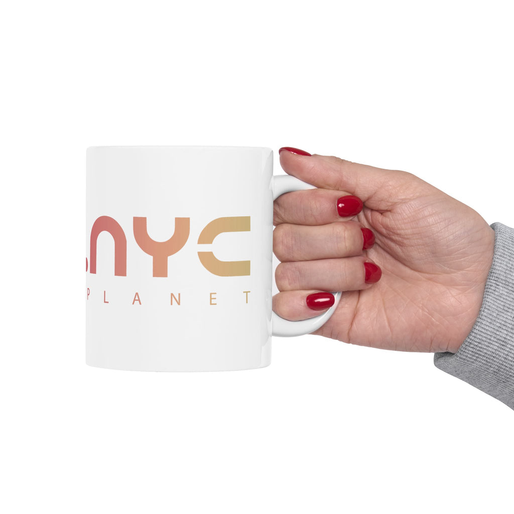 EDM NYC PLANET Ceramic Mug – Electronic Dance Music Coffee Mug (11oz)